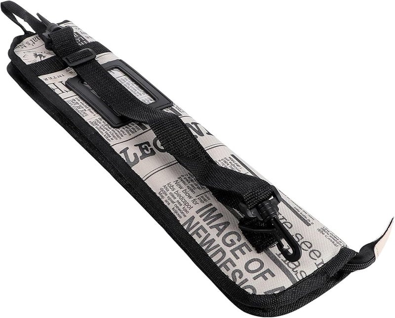 Totority Portable Thickened Drumstick Bag Pouch Carrying Case with Handle Black - Image 1